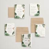 "Our Paradise" - Wedding Invitations in Tropical by Elly - Invitation Suite