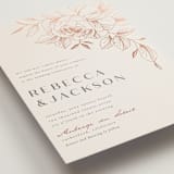 "Lovely" - Wedding Invitations in Creme by Stardust Design Studio - Detail