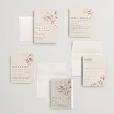 "Lovely" - Wedding Invitations in Creme by Stardust Design Studio - Invitation Suite
