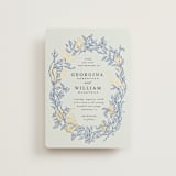 "meet me in the garden" - Wedding Invitations in Cornflower by Grae - Front