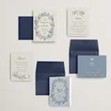 "meet me in the garden" - Wedding Invitations in Cornflower by Grae - Invitation Suite
