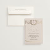 "Manuet" - Wedding Invitations in Vanilla by Petra Kern - Invitation with Envelope