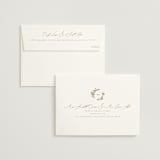 "Reflection" - Wedding Invitations in Porcelain by Leah Bisch - FREE Recipient Addressing