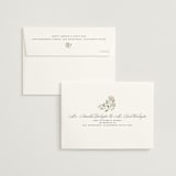 "Shimmering Hydrangeas" - Wedding Invitations in Tea Time by Susan Zinader - FREE Recipient Addressing