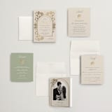 "Shimmering Hydrangeas" - Wedding Invitations in Tea Time by Susan Zinader - Invitation Suite