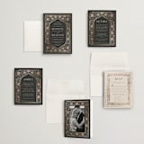 "Timeless Nature" - Wedding Invitations in Ebony by Ana de Sousa - Invitation Suite