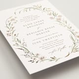 "Meadow" - Wedding Invitations in Spring Mist by Erin L. Wilson - Detail