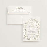 "Meadow" - Wedding Invitations in Spring Mist by Erin L. Wilson - Invitation with Envelope