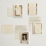 "In The Garden" - Wedding Invitations in Sherbert by Leah Bisch - Invitation Suite