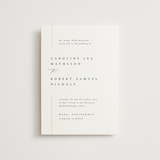 "London" - Wedding Invitations in Classic by Kelly Schmidt - Front