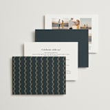 "For Eternity" - Wedding Invitations in Midnight by Ana de Sousa - Back of Card Options