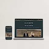"For Eternity" - Wedding Invitations in Midnight by Ana de Sousa - FREE Wedding Website