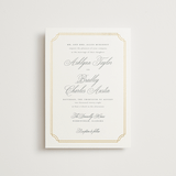 "Formally" - Wedding Invitations in Mist by Sarah Brown - Front