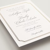 "Formally" - Wedding Invitations in Mist by Sarah Brown - Detail