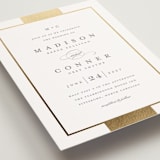 "Refined style" - Wedding Invitations in Slate by Stacey Meacham - Detail