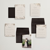 "forever and a day" - Wedding Invitations in Luxe Neutral by Design Lotus - Invitation Suite
