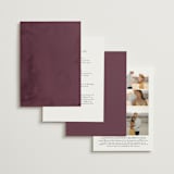 "Fleur" - Wedding Invitations in Blush by Lori Wemple - Back of Card Options