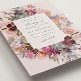 "Fleur" - Wedding Invitations in Blush by Lori Wemple - Detail