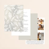 "Fresh Vines" - Wedding Invitations in Fern by Susan Moyal - Back of Card Options