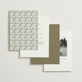 "Blooming Vine" - Wedding Invitations in Blush by Susan Moyal - Back of Card Options