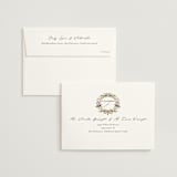 "Blooming Vine" - Wedding Invitations in Blush by Susan Moyal - FREE Recipient Addressing