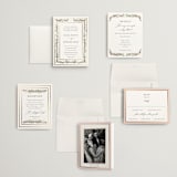 "Blooming Vine" - Wedding Invitations in Blush by Susan Moyal - Invitation Suite