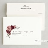 "Verdigris" - Wedding Invitations in Rose by Susan Moyal - FREE Recipient Addressing