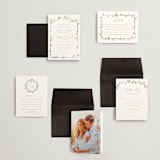 "Canopy" - Wedding Invitations in Ivy by Everett Paper Goods - Invitation Suite