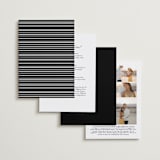 "Eloquence" - Wedding Invitations in Snow by Kimberly FitzSimons - Back of Card Options