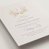 "Natural Monogram" - Wedding Invitations in Porcelain by Jennifer Postorino - Detail