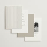 "Golden Ampersand" - Wedding Invitations in Silk by Kelly Schmidt - Back of Card Options