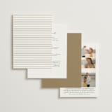 "Chic Monogram" - Wedding Invitations in Porcelain by Mansi Verma - Back of Card Options