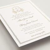 "Chic Monogram" - Wedding Invitations in Porcelain by Mansi Verma - Detail