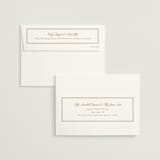 "Chic Monogram" - Wedding Invitations in Porcelain by Mansi Verma - FREE Recipient Addressing
