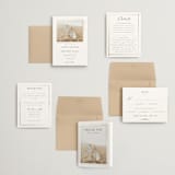 "Regent" - Wedding Invitations in Opal by Robert and Stella - Invitation Suite