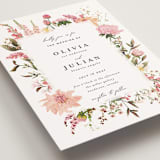 "Lush" - Wedding Invitations in Blush by Susan Moyal - Detail