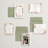 "Lush" - Wedding Invitations in Blush by Susan Moyal - Invitation Suite