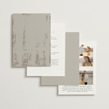 "True Love" - Wedding Invitations in Clay by Carolyn Nicks - Back of Card Options