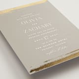 "True Love" - Wedding Invitations in Clay by Carolyn Nicks - Detail