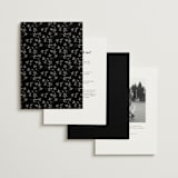 "Lake Como" - Wedding Invitations in Diamond by Kate Ahn - Back of Card Options