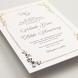 "Lake Como" - Wedding Invitations in Diamond by Kate Ahn - Detail