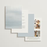 "Gilded Frame" - Wedding Invitations in Pearl by Nicole Walsh - Back of Card Options