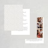 "Cascade" - Wedding Invitations in Mist by Lori Wemple - Back of Card Options