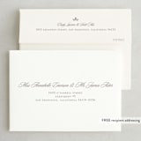 "Cascade" - Wedding Invitations in Mist by Lori Wemple - FREE Recipient Addressing