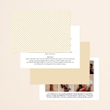 "Thrilling" - Wedding Invitations in Snow by Design Lotus - Back of Card Options