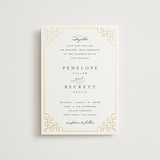 "Intertwined" - Wedding Invitations in Pearl by Janean Hinger - Front