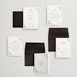"Intertwined" - Wedding Invitations in Pearl by Janean Hinger - Invitation Suite