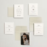 "Here With You" - Wedding Invitations in Classic Bride by Design Lotus - Invitation Suite