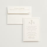 "kouignette" - Wedding Invitations in Chiffon by chocomocacino - Invitation with Envelope