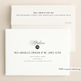 "Modern Marble" - Wedding Invitations in Cloud by Kelly Schmidt - FREE Recipient Addressing